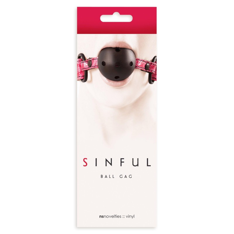 Knebel-SINFUL BALL GAG PINK